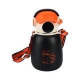 Zayre Gamer Paslanmaz Çelik 500 ml Termos Matara Siyah Renk BPA İçermez Çocuk Suluğu