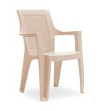 Zayrok Cakha Elegance Rattan Desenli Plastik Koltuk Capi