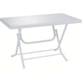 Zayrok Seta Plastik Katlanır Masa Beyaz 70X120 cm Metal Ayak