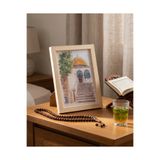 Zaytoon Duvar Tablosu Kudüs Kubbetüs Sahra Merdiven Ahşap Çerçeve 15x20 cm
