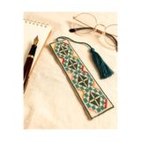 Zaytoon Kitap Ayracı Otantik Filistin Nakışlı Geometrik Desenli – 16×5 cm