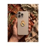 Zaytoon Real Madrid Metal Telefon Sticker – 3D Kabartmalı Logo, Premium Kalite Telefon Arka Süsü A300107