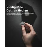 Zaytoon Yaka Rozeti Kubbetü's-Sahra Simgesi Gümüş Metal Broş Unisex