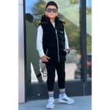Zaziko Kids Erkek Çocuk Çıtçıt Kapüşonlu Nova Kumaş Şişme Yelek YLK3026