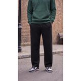 zazzia Erkek Siyah 3 İplik Baggy Oversize Eşofman Altı Arka Cepli