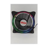 ZB-300 3 Renk Hareketli Rainbow Rgb Kasa Mining Fanı, 12 Cm, 0.3A - Çok Renkli