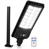 Zb-T102 200Watt Büyük Boy Solar Güneş Enerjili Sokak Lambası - 336 Led Kumandalı Sokak Lambası + Direk Hediye