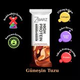 Zbarz Yer Fıstıklı Tuzlu Karamel Aromalı Yüksek Protein Bar 12 Li