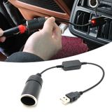 ZBGUN 1 adet 5 V - 12 V araba sürüş kaydedici kablosu, su geçirmez araç çakmak aksesuarları, evrensel dayanıklı otomotiv güç kaynağı adaptörü, kamyonlar, SUV'lar, arabalar için tel değişimi (Siyah)