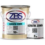 ZBS Alifatik Zemin Boyası 10 kg Koyu Gri RAL-7042 (Yüksek Uv Altındaki Seramik, Metal V.b Zemin Boyası)
