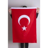 ZC Bayrak Raşel Kumaş Aplike Dikiş Türk Bayrağı