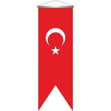 ZC Bayrak Saten Kırlangıç Flama Türk Bayrağı