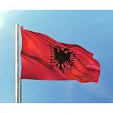 ZC Bayrak ZC Arnavutluk Milli Gönder Bayrağı Raşel Dijital Baskı 100 x 150 cm Rüzgâr ve Yağmura Dayanıklı