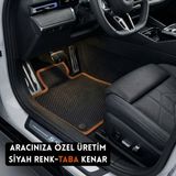 Z&C MAXTECH Toyota Corolla E140 2007–2013 Uyumlu Tam Takım Araca Özel Eva Paspas Seti St - Siyah - Kahverengi