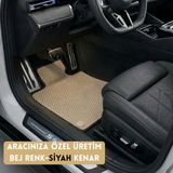 Z&C MAXTECH Toyota Corolla E170 2013–2019 Uyumlu Tam Takım Araca Özel Eva Paspas Seti Bs - Bej - Siyah