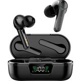 ZCWATCH E0425 ANC/ENC Aktif Gürültü Engelleme 4 Mikr. Bluetooth 5.3 Tws Kulaklık, 470 Mah Wireless Şarj (ZCWATCH Türkiye Garantili) - Siyah