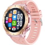 Zcwatch V1024 Gps Outdoor Tank2, Bt Call, Spor Sağlık, 1 Atm Profesyonel Akıllı Saat - Pembe - Renk
