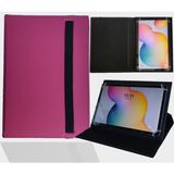 ZDN Case Amazon Kindle Fire Hd 8" Tablet Uyumlu Standlı Üniversal Kapaklı Tablet Kılıfı - Pembe