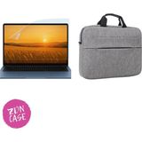 ZDN Case Macbook pro 16" (M4 Max) Gri Unisex Omuz Askılı Laptop Çantası ve Ekran Koruyucu