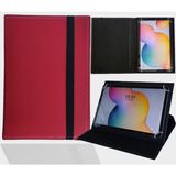 ZDN Case Polypad I7 - 7" Tablet Uyumlu Standlı Üniversal Kapaklı Tablet Kılıfı - Kırmızı