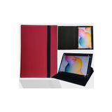 ZDN Case Tablet Standlı Üniversal Kapaklı Tablet Kılıfı Kırmızı PolyPad M8L - 7.9" ile uyumlu