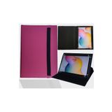 ZDN Case Tablet Standlı Üniversal Kapaklı Tablet Kılıfı Pembe PolyPad M99 Pro 9.7" ile uyumlu