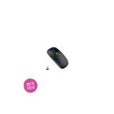 ZDN Case Ultra Slim USB 2.4ghz Siyah Ledli Şarjlı Kablosuz Mouse Rgb LED Işıklı