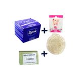Zdrave Krem & Loofah Pon Pon Yüz Pedi & Zeytinyağlı Defne Sabun