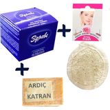 Zdrave Leke Kremi 30 Gr. Ardıç Katran ve Loofah Pon Pon Yüz Temizleme Pedi Hediyeli Paket