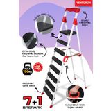 ZE Zigana Ev Gereçleri Elegance 7+1 Geniş Basamaklı Kolay Taşıma Aparatlı Merdiven