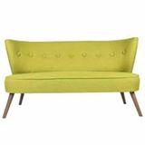 Ze10 Design Bienville Loveseat Fıstık Yeşili İkili Koltuk