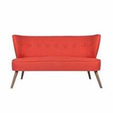 Ze10 Design Bienville Loveseat Kiremit İkili Koltuk
