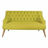 ZE10 Design Fıstık Yeşili Lamont Loveseat İkili Kanepe