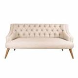 ZE10 Design Krem Lamont Loveseat İkili Kanepe