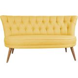 Ze10 Design Richland Loveseat Ikili Kanape Sarı