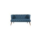 Ze10 Design West Monroe Loveseat İkili Kanape Gece Mavisi