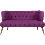 Ze10 Design West Monroe Loveseat İkili Kanape Mor