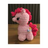 zeanqua El Yapımı Tığ İşi My Little Pony Peluş Oyuncak | Pinkie Pie