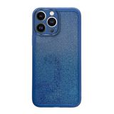 Zebana Apple iPhone 11 Pro Max ile Uyumlu Kılıf Zebana Işıltım Silikon Kılıf (Kamera Lens Korumalı) Açık Mavi