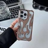 Zebana Apple iPhone 13 Pro Max ile Uyumlu Kılıf Zebana Flame Silikon Kılıf Rose Gold
