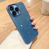 Zebana Apple iPhone 13 Pro Max ile Uyumlu Kılıf Zebana Işıltım Silikon Kılıf (Kamera Lens Korumalı) Açık Mavi