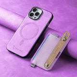 Zebana Apple iPhone 13 Pro Max Uyumlu Kılıf Zebana 2in1 Best Deri Kılıf Mor