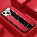 Zebana Apple iPhone 14 Kılıf Zebana Premium Deri Kılıf Kırmızı