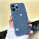 Zebana Apple iPhone 14 Pro ile Uyumlu Kılıf Zebana Işıltım Silikon Kılıf (Kamera Lens Korumalı) Açık Mavi