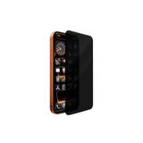 Zebana Apple iPhone 17 Pro Uyumlu Explosion-Proof Hayalet Cam Ekran Koruyucu Siyah