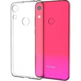 Zebana Huawei Honor 8A Uyumlu Kılıf Şeffaf Soft Silikon Kılıf Şeffaf
