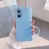 Zebana Huawei Nova 9 SE ile Uyumlu Kılıf Zebana Love Yumuşak Silikon Kılıf Açık Mavi