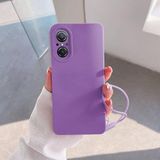 Zebana Huawei Nova 9 SE ile Uyumlu Kılıf Zebana Love Yumuşak Silikon Kılıf Lila
