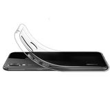 Zebana Huawei P20 Lite 2019 ile Uyumlu Kılıf Zebana Şeffaf Soft Silikon Kılıf Şeffaf