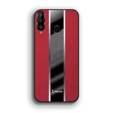 Zebana Huawei P30 Lite ile Uyumlu Kılıf Zebana Premium Deri Kılıf Kırmızı